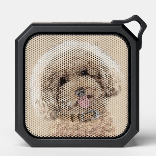 Poodle Miniature Toy Apricot Cream Brown Dog Art Bluetooth Speaker