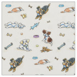 Poodle Mix-ing It Up Fabric