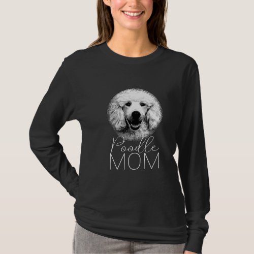 Poodle Mom Dog  T_Shirt