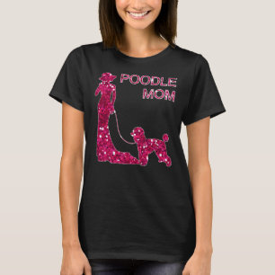Poodle Mom Fitted Scoop T-Shirt