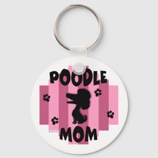 Poodle Mom Keychain