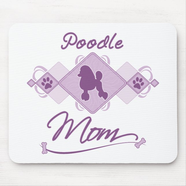 Poodle Mom Mouse Pad (Front)