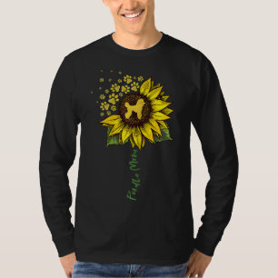 Poodle Mom Sunflower Poodle Lover Gifts Dog Mom Ma T-Shirt
