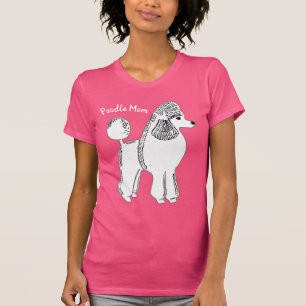 Poodle Mom Women's Bella Jersey T-Shirt