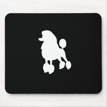 Poodle Mouse Pad by charmingink at Zazzle