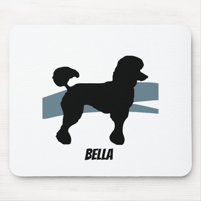 Poodle Mouse Pad (Front)