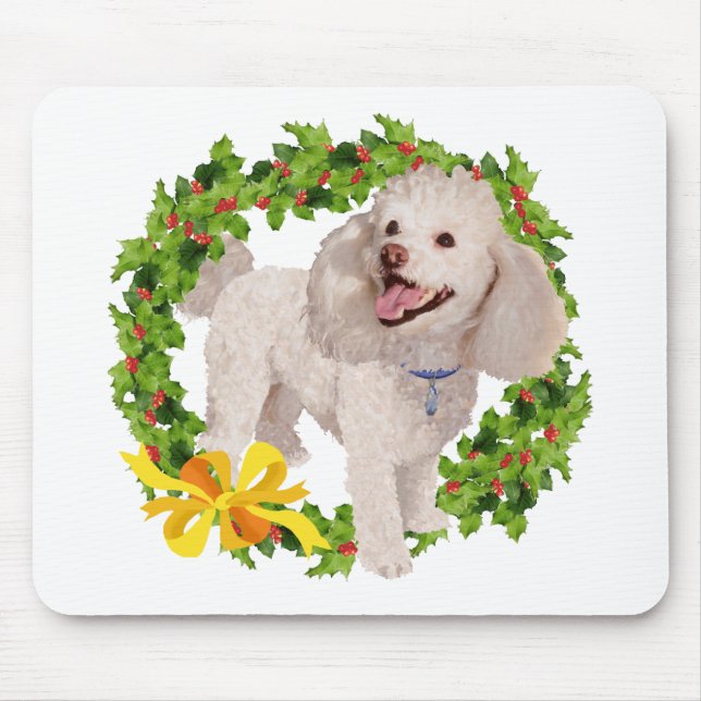 Poodle Mouse Pad (Front)