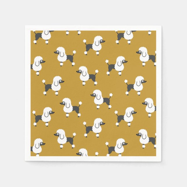 Poodle Napkins (Front)