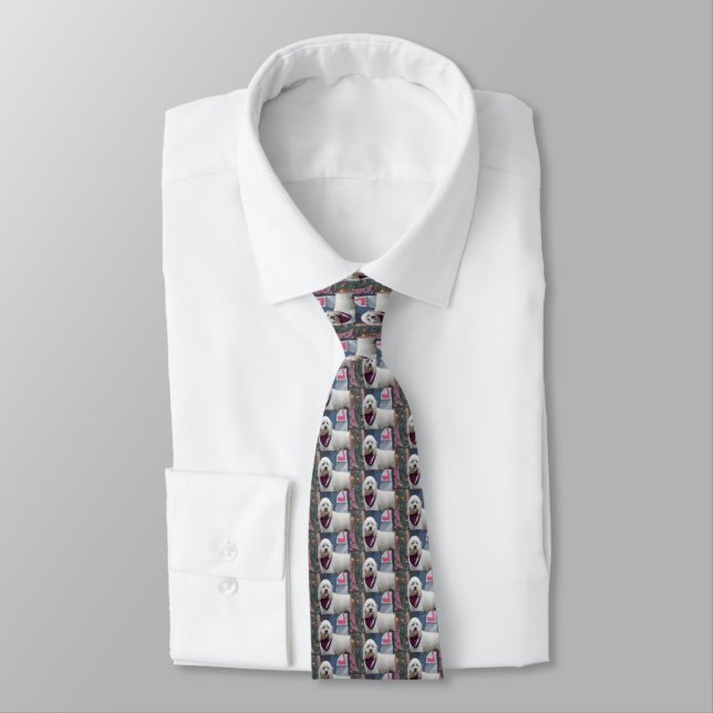 Poodle Neck Tie (Tied)