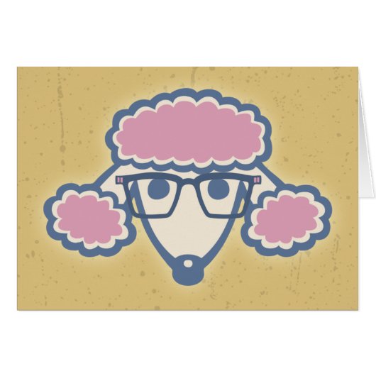 Poodle Nerd Cards (Front Horizontal)