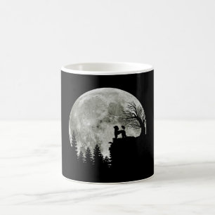 Poodle On Mountain Halloween Gift For Poodle Lover Coffee Mug