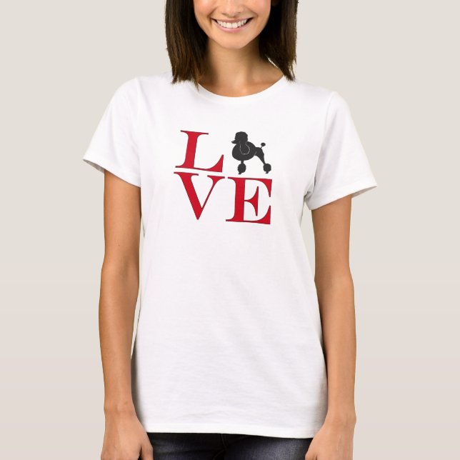 Poodle Owner Poodle Lover - Light Colored Tee (Front)