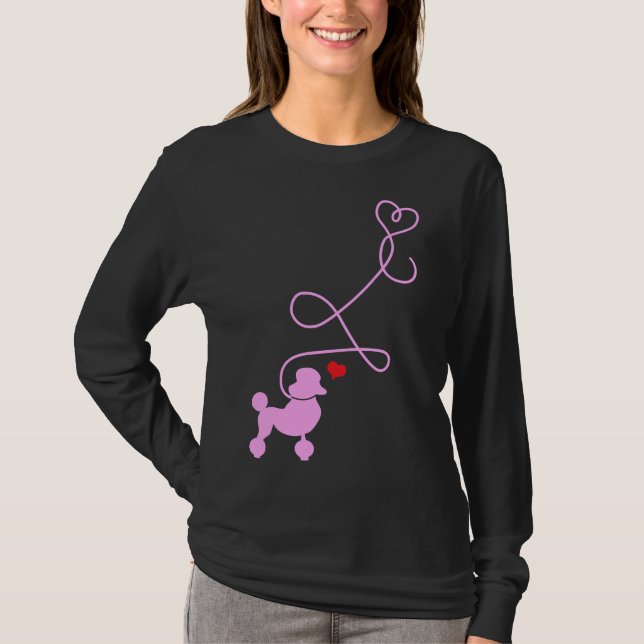 Poodle Owner  Saying Dog Lover T-Shirt (Front)