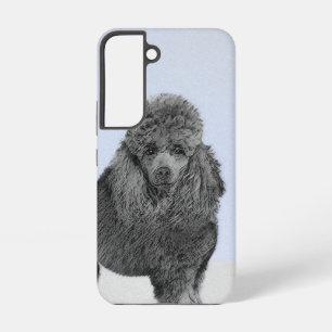 Poodle Painting Miniature Toy Black Original Art Samsung Galaxy S22 Case