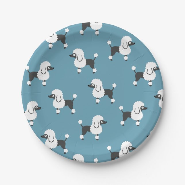 Poodle Paper Plate (Front)