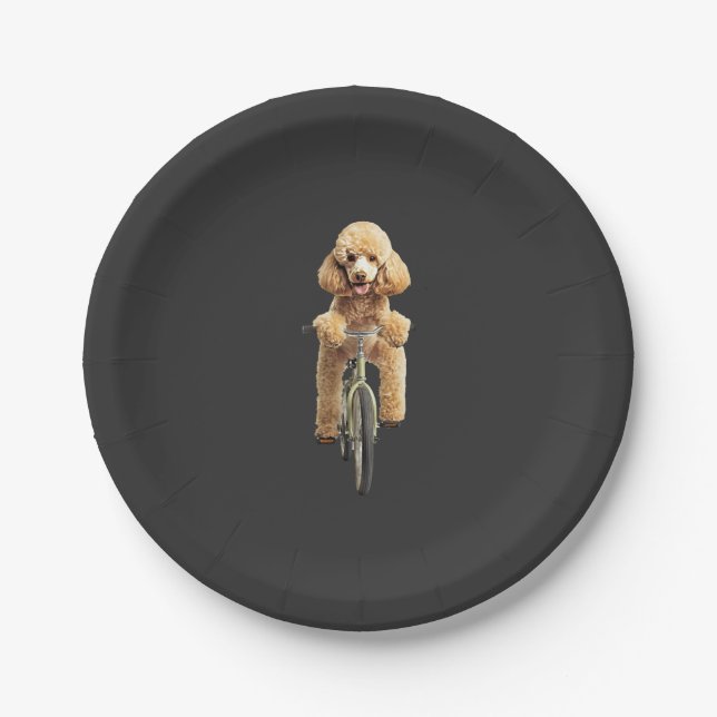 Poodle  paper plates (Front)