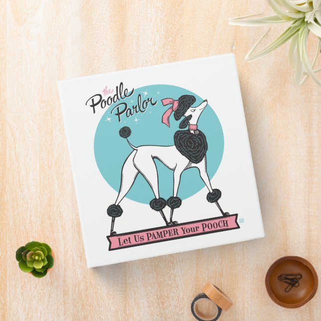 Poodle Parlor 3 Ring Binder (In Situ)