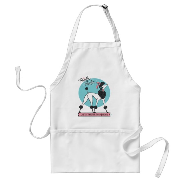 Poodle Parlor Adult Apron (Front)