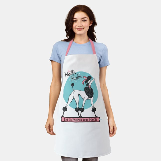 Poodle Parlor Apron (Worn)