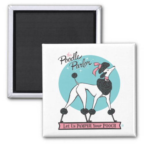 Poodle Parlor Magnet