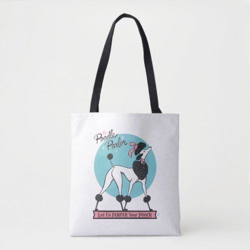 Poodle Parlor Tote Bag