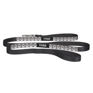 Poodle Pattern Funny Pet Leash