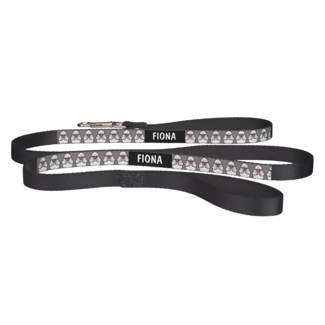 Poodle Pattern Funny Pet Leash (Full)