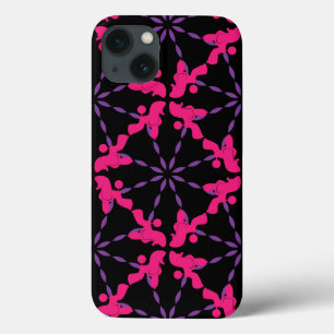 Poodle Pattern Illustration customizable iPhone 13 Case