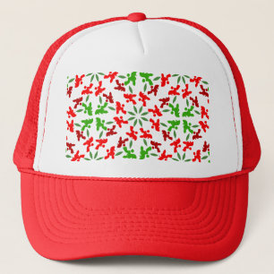 Poodle Pattern Illustration customizable  Trucker Hat
