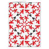 Poodle Pattern red (Front)