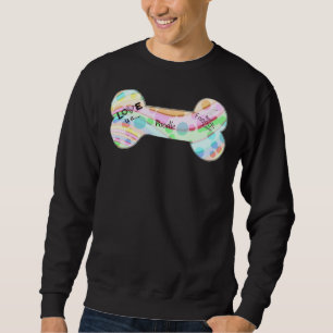 Poodle   personalized       sweatshirt