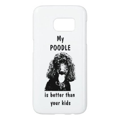 Poodle phone case