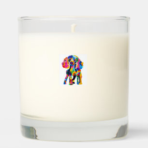Poodle Picasso � Abstract Funny Art Dog Scented Candle
