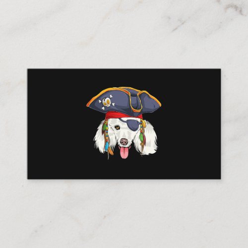 Poodle Pirate Funny Dog Mom Dad 50 Business Card