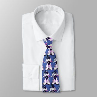 Poodle Pirate Neck Tie
