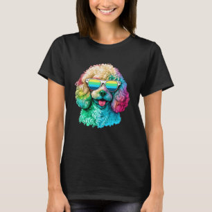 Poodle Pop Dog Mom Dog  Cute Poodle Puppy Girls T-Shirt
