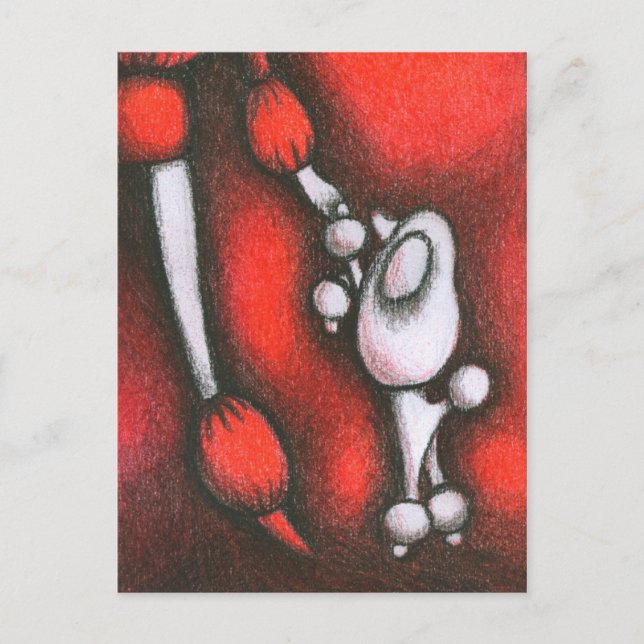 poodle postcard (Front)