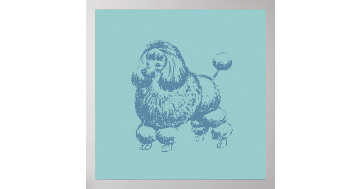 Poodle Poster | Zazzle