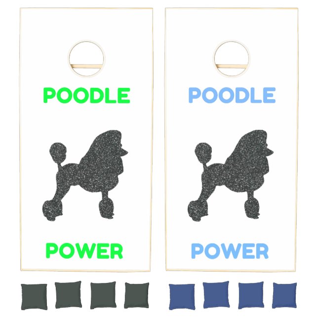 Poodle Power Cornhole Set (Set)