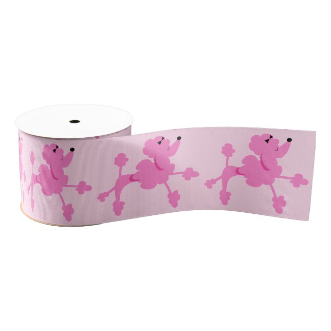 Poodle Power Grosgrain Ribbon (Spool)