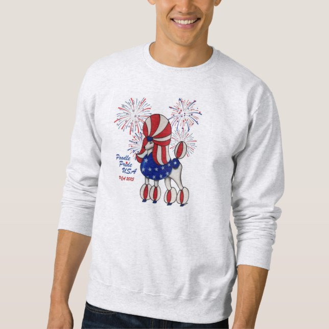 Poodle Pride USA 2015 Sweatshirt (Front)