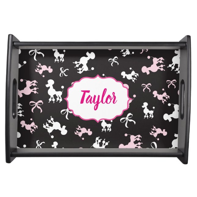 Poodle Princess Serving Tray (Front)