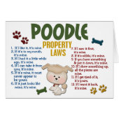 Poodle Property Laws 4 (Front Horizontal)