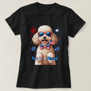 Poodle & Proud – 4th of July Dog T-Shirt