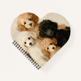 Poodle Puppies Notebook