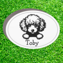 Poodle Puppy Personalized Theme