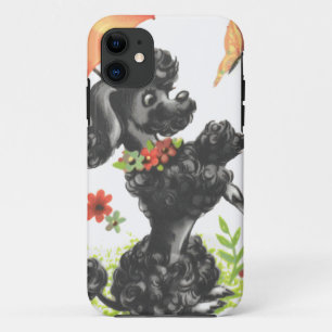 poodle puppy with umbrella iPhone 11 case
