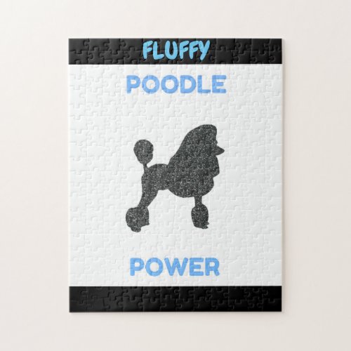 POODLE puzzle with personalized name