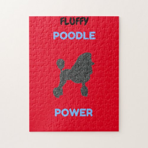 POODLE puzzle with personalized name