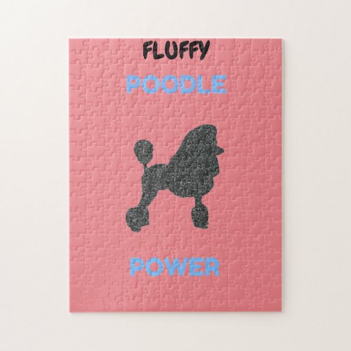 POODLE puzzle with personalized name
